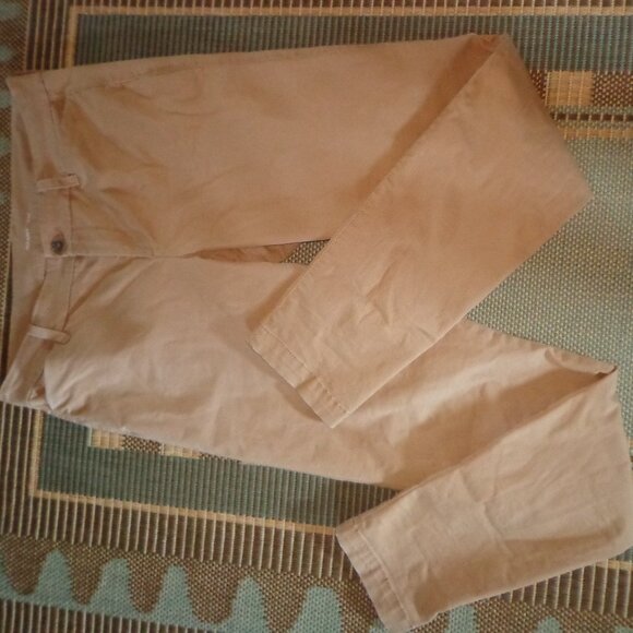 Old Navy Skinny Pants 6 TALL Tan Zip/Button Closure Belt Loops Pockets - Picture 9 of 13